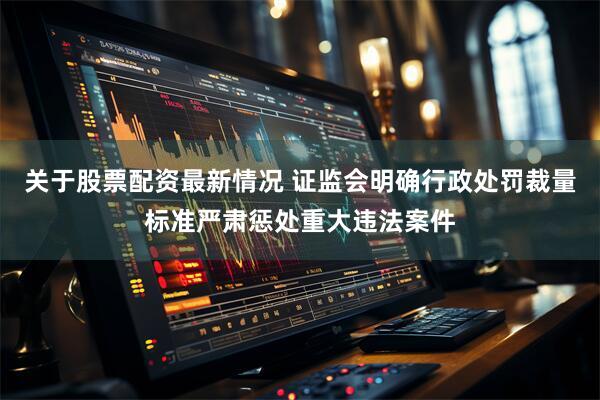 关于股票配资最新情况 证监会明确行政处罚裁量标准严肃惩处重大违法案件